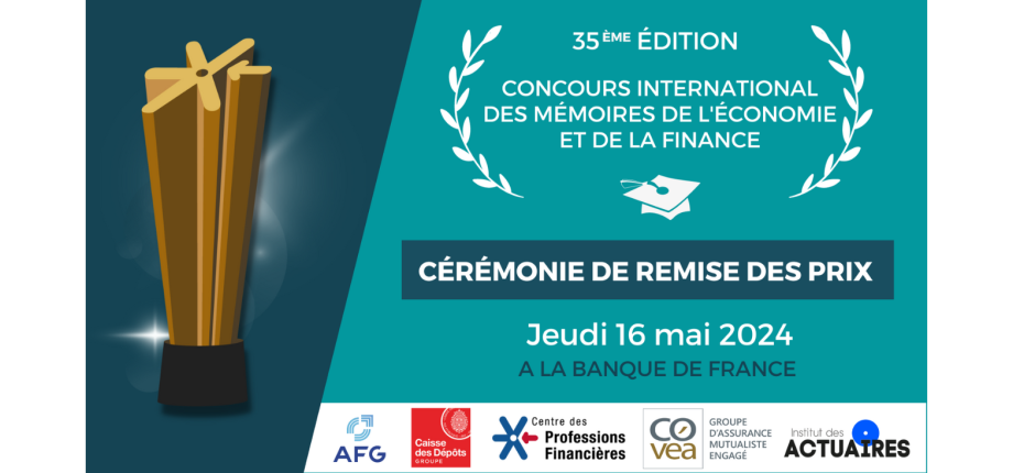 35e Concours International des Mémoires de l’Économie et de la Finance : Félicitations à Noureddine Oulid Azouz