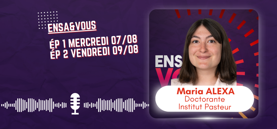 Podcast : Maria Alexa, une poursuite en thèse dans le domaine de la santé