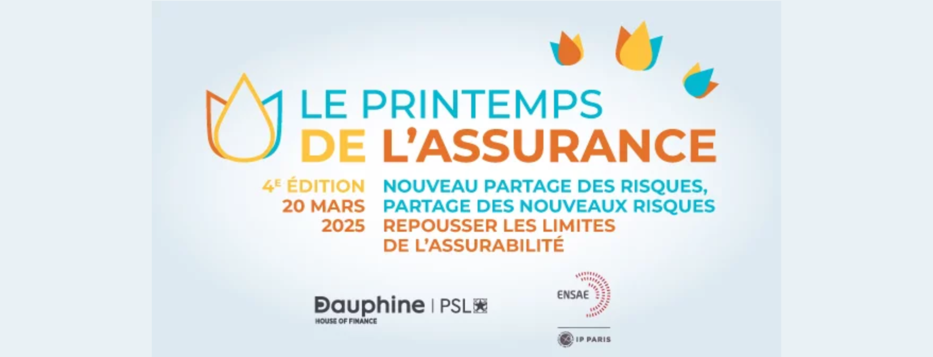 Printemps de l'Assurance 2025 "Risques et assurabilité" : jeudi 20 mars, 13h